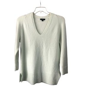 Women's J. Crew Mint Green Merino Wool/Alpaca + Blend Ribbed Sweater. Size XXS